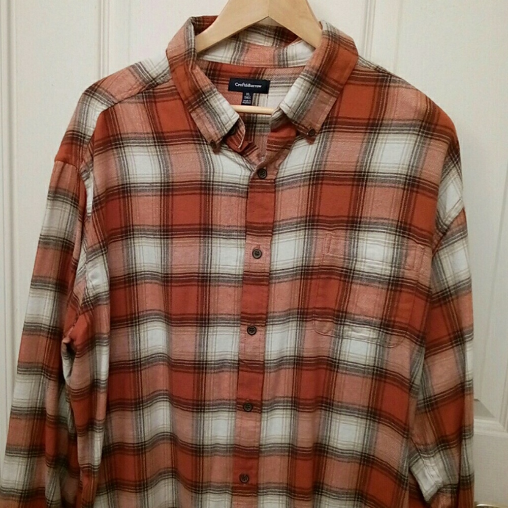 Croft and Barrow men's XL Tall plaid shirt